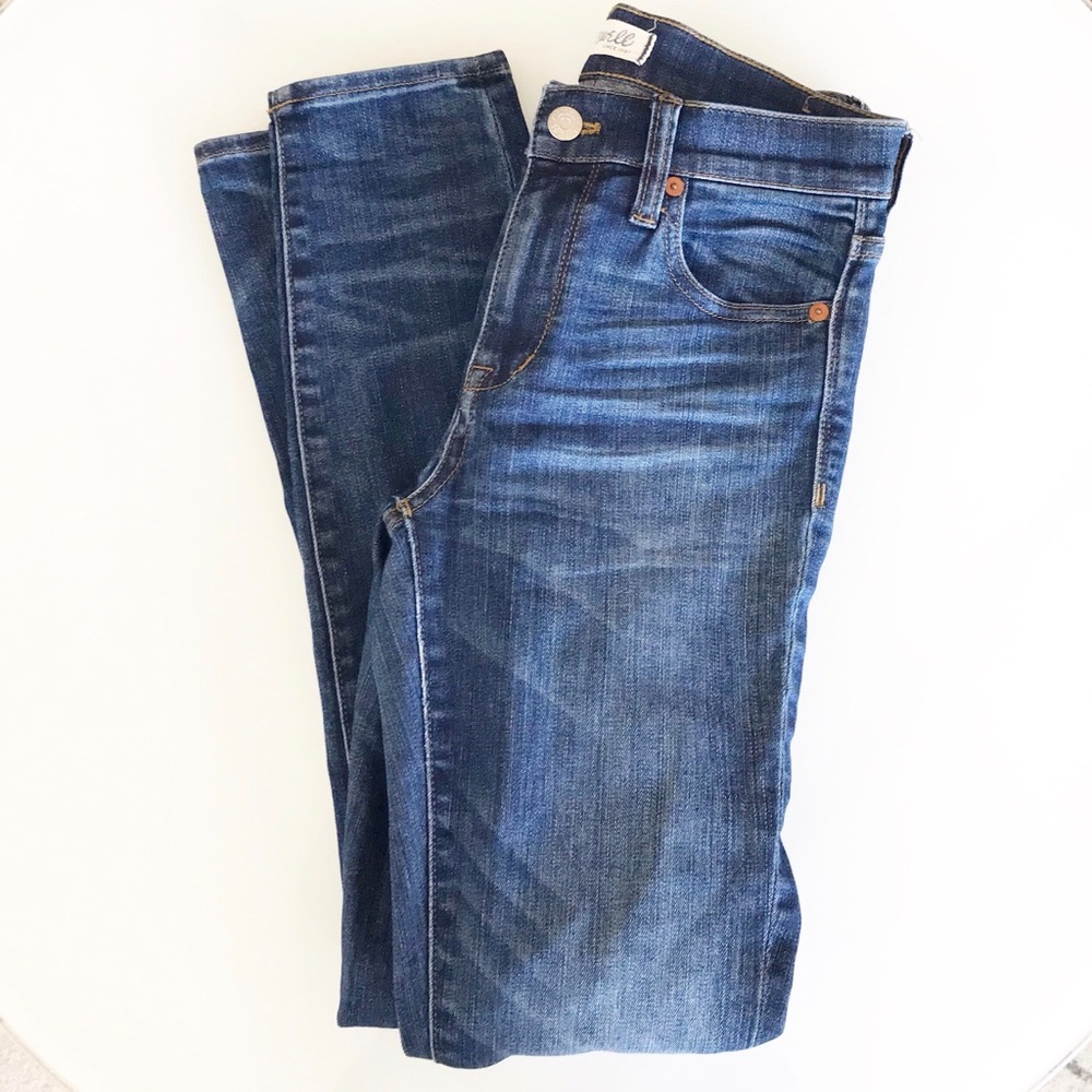 Madewell 9” high rise skinny size 25